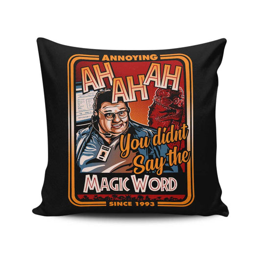 Magic Word - Throw Pillow