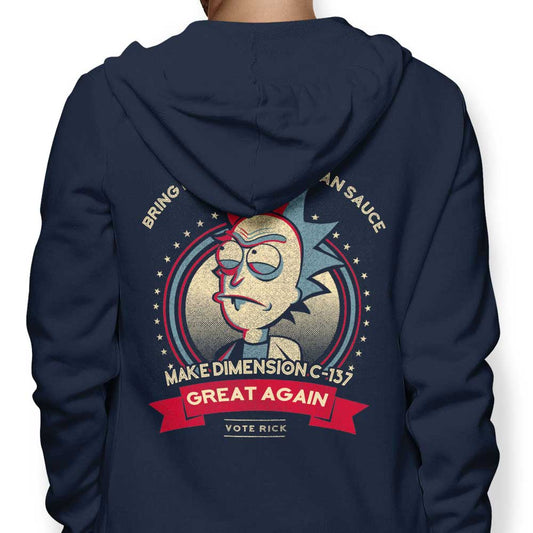 Make Dimension C-137 Great Again - Hoodie
