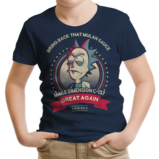 Make Dimension C-137 Great Again - Youth Apparel