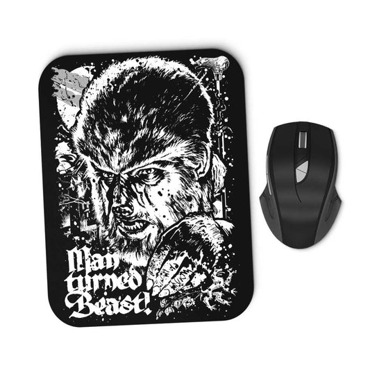 Man Turned Beast - Mousepad