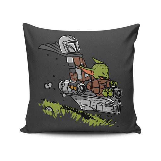 Mando and Child - Throw Pillow