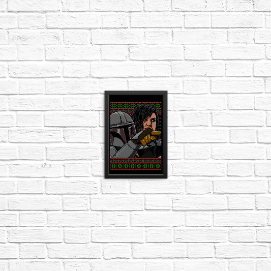 Mando Yelling Sweater - Posters & Prints