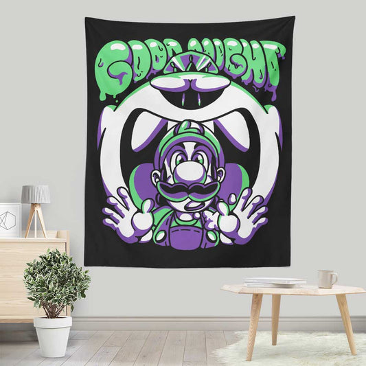 Mansion Night - Wall Tapestry