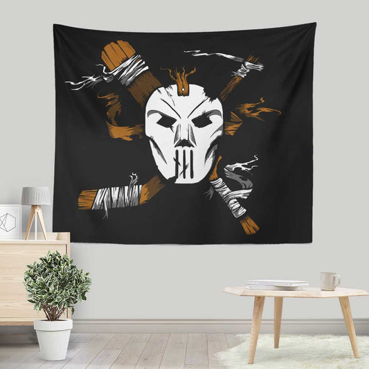 Masked Chaos - Wall Tapestry