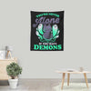 Me and My Demons - Wall Tapestry