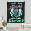 Me and My Demons - Wall Tapestry