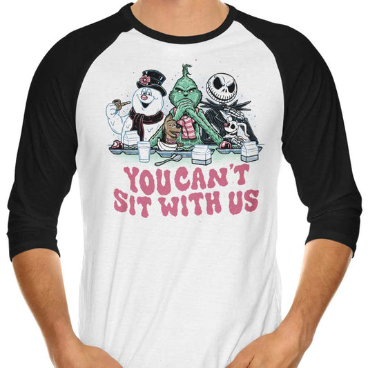 Mean Christmas - 3/4 Sleeve Raglan T-Shirt