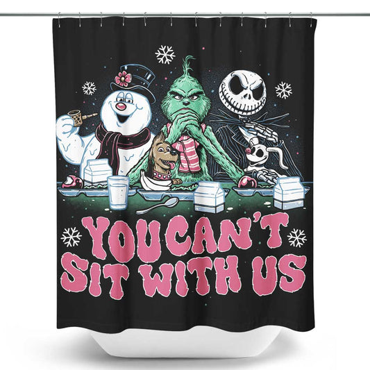 Mean Christmas - Shower Curtain