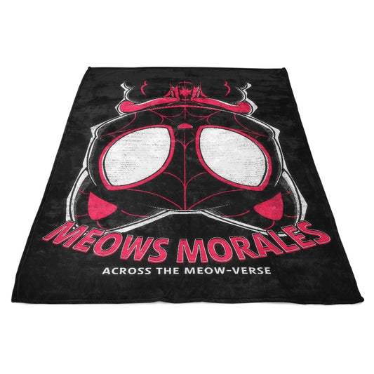 Meows Morales - Fleece Blanket