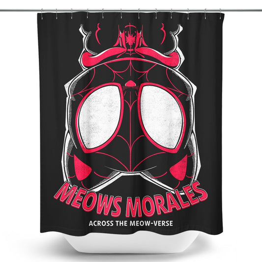 Meows Morales - Shower Curtain