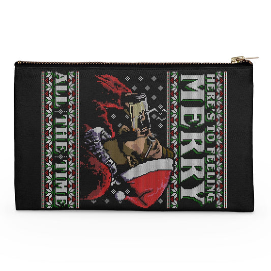 Merry All the Time Sweater - Accessory Pouch