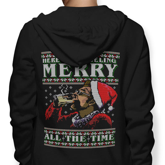 Merry All the Time Sweater - Hoodie