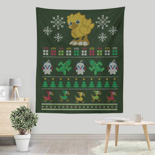 Merry Chocobo - Wall Tapestry