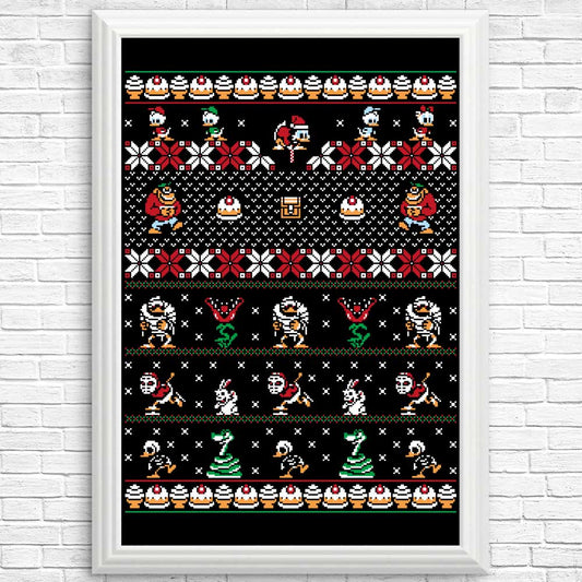 Merry Christmas Uncle Scrooge - Posters & Prints