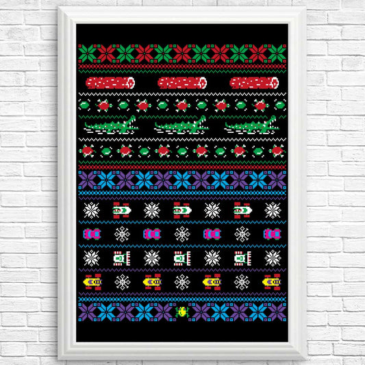 Merry Frogmas - Posters & Prints