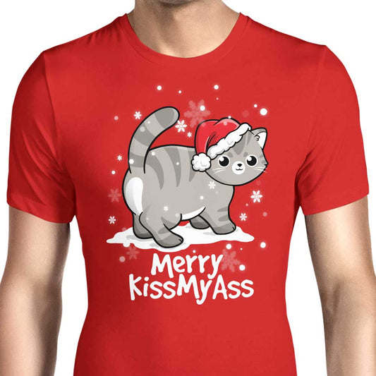 Merry Kiss My Cat - Men's Apparel