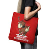 Merry Kiss My Deer - Tote Bag