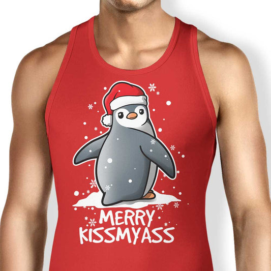 Merry Kiss My Penguin - Tank Top