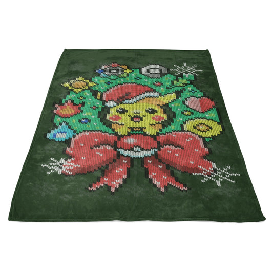 Merry Pika Christmas - Fleece Blanket