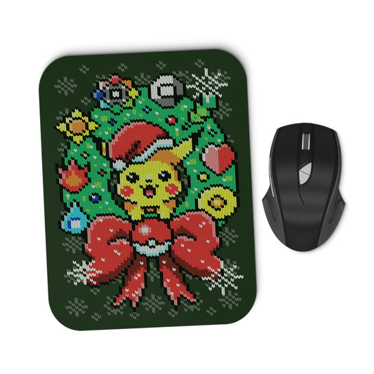 Merry Pika Christmas - Mousepad