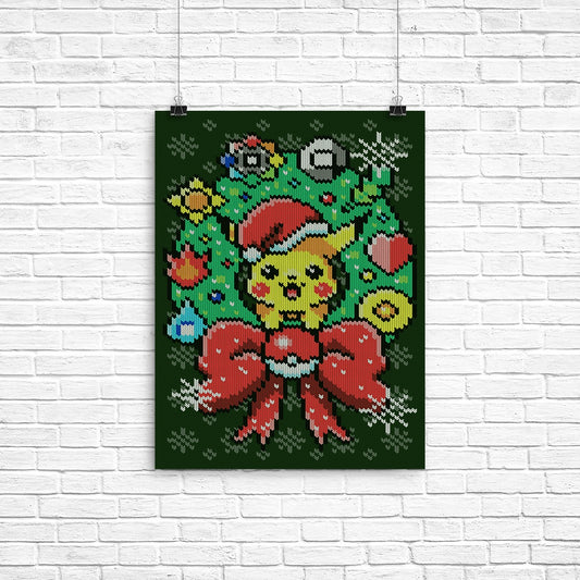 Merry Pika Christmas - Poster