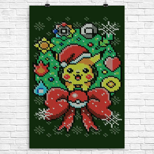 Merry Pika Christmas - Poster
