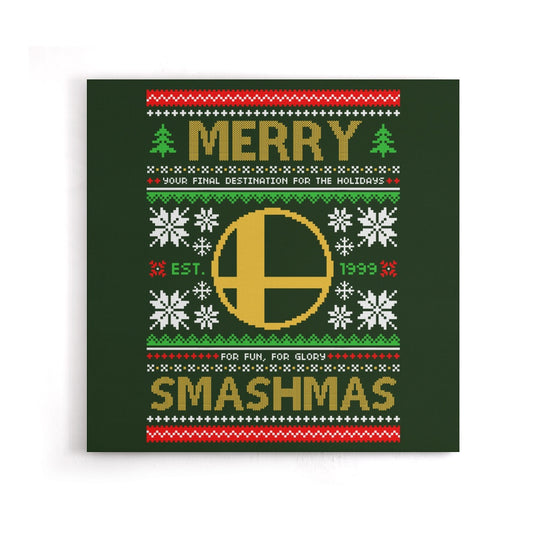 Merry Smashmas - Canvas Print