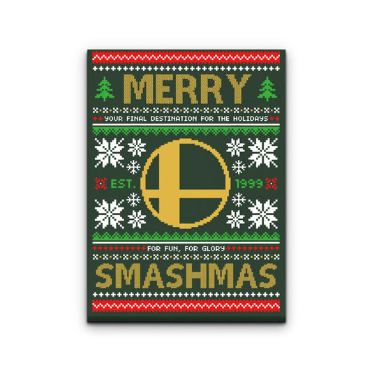 Merry Smashmas - Canvas Print