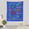 Merry Starter Christmas - Wall Tapestry