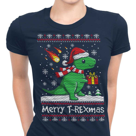 Merry T-Rexmas - Women's Apparel
