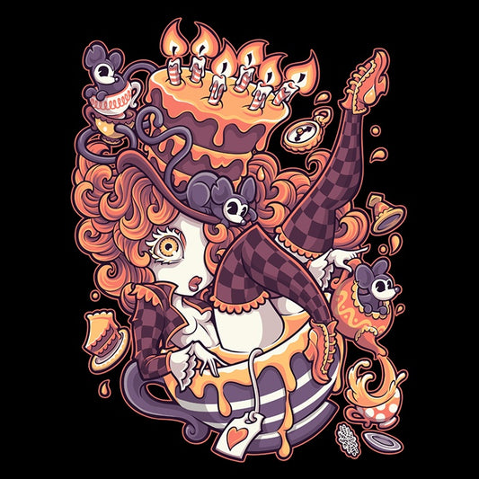 Merry Unbirthday - 3/4 Sleeve Raglan T-Shirt