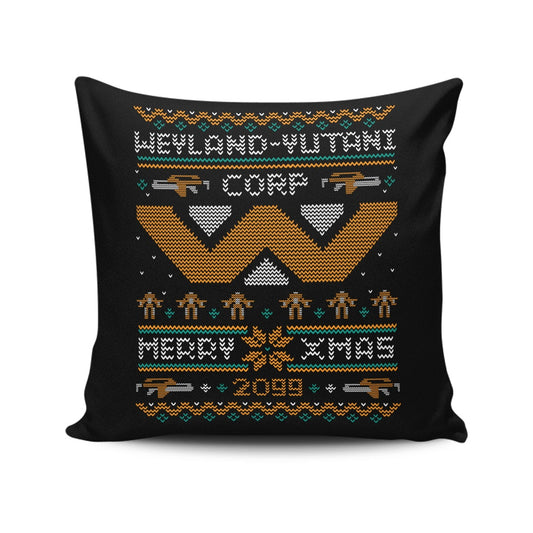 Merry Xenomas - Throw Pillow