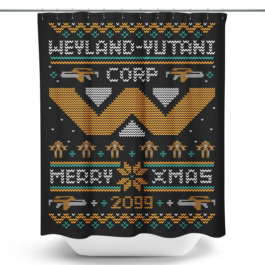 Merry Xenomas - Shower Curtain