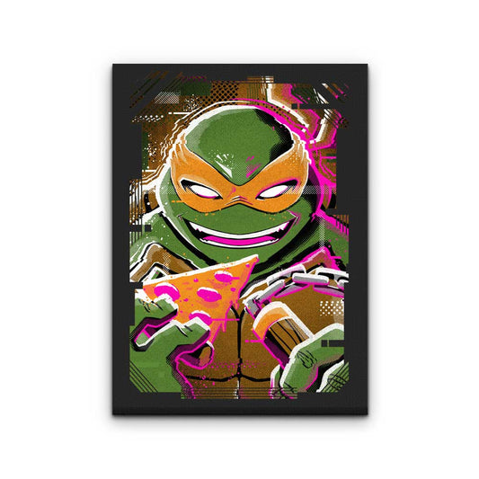 Michelangelo Glitch - Canvas Print
