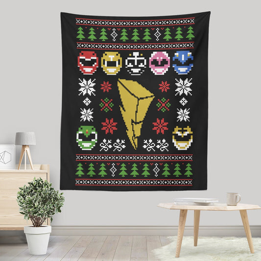 Mighty Morphin' Sweater - Wall Tapestry