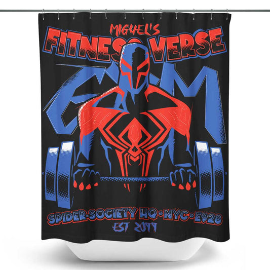 Miguel's Fitness Verse - Shower Curtain