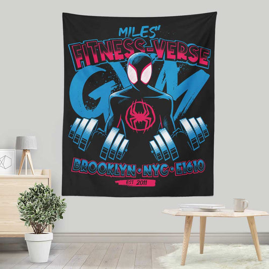 Miles' Fitness Verse - Wall Tapestry