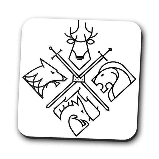 Minimal Thrones (Alt) - Coasters