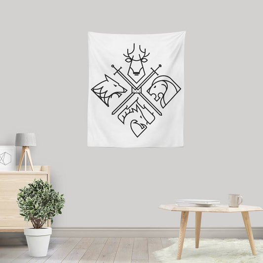 Minimal Thrones (Alt) - Wall Tapestry