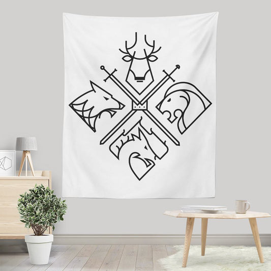 Minimal Thrones (Alt) - Wall Tapestry