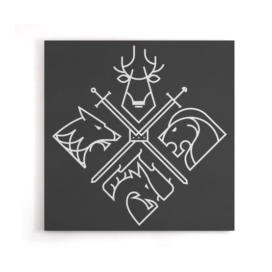 Minimal Thrones - Canvas Print