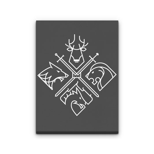 Minimal Thrones - Canvas Print
