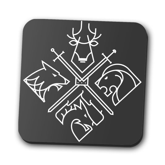 Minimal Thrones - Coasters