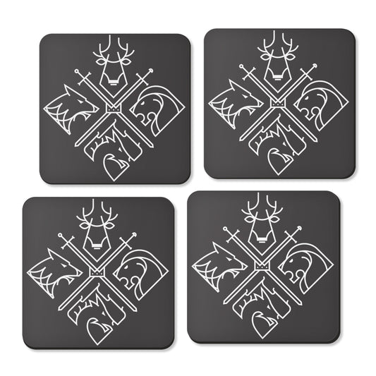 Minimal Thrones - Coasters