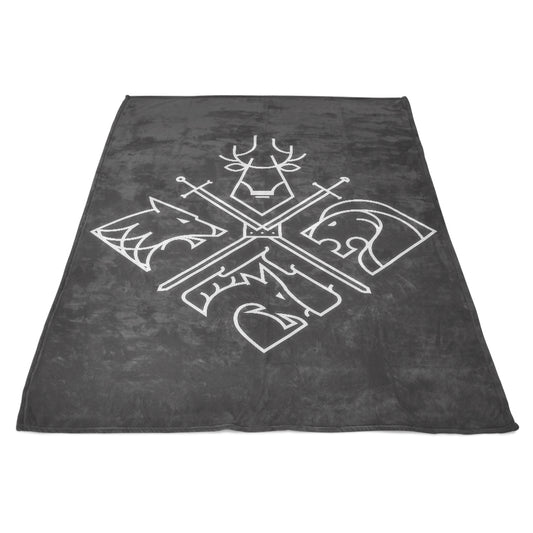Minimal Thrones - Fleece Blanket