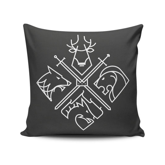 Minimal Thrones - Throw Pillow
