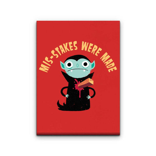 Mis-Stakes Were Made - Canvas Print