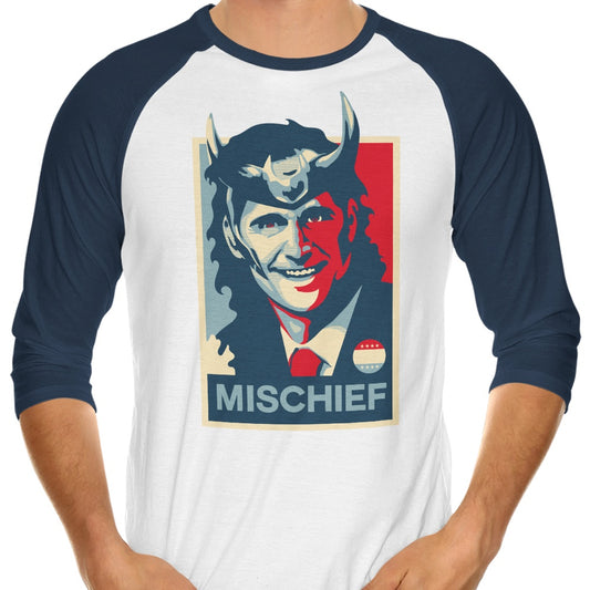 Mischief - 3/4 Sleeve Raglan T-Shirt