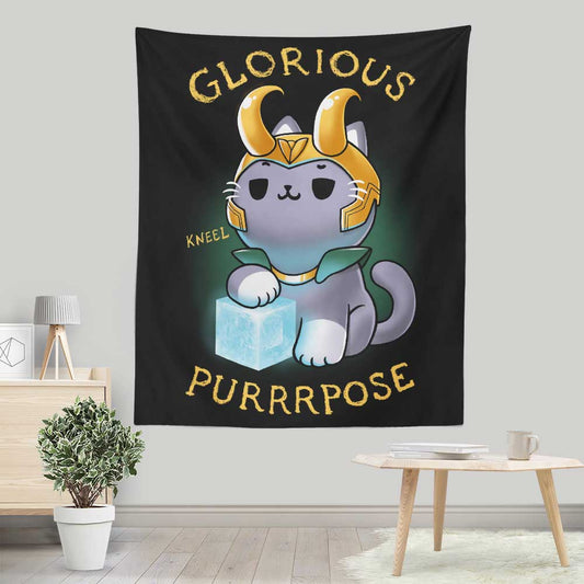 Mischief Cat - Wall Tapestry