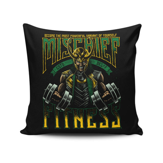 Mischief Fitness - Throw Pillow